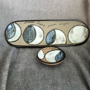 Anthropologie moon light trinket dish